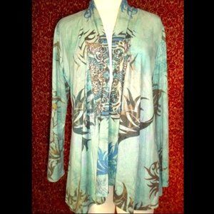 MIRROR IMAGE green drape front jacket S🗓️